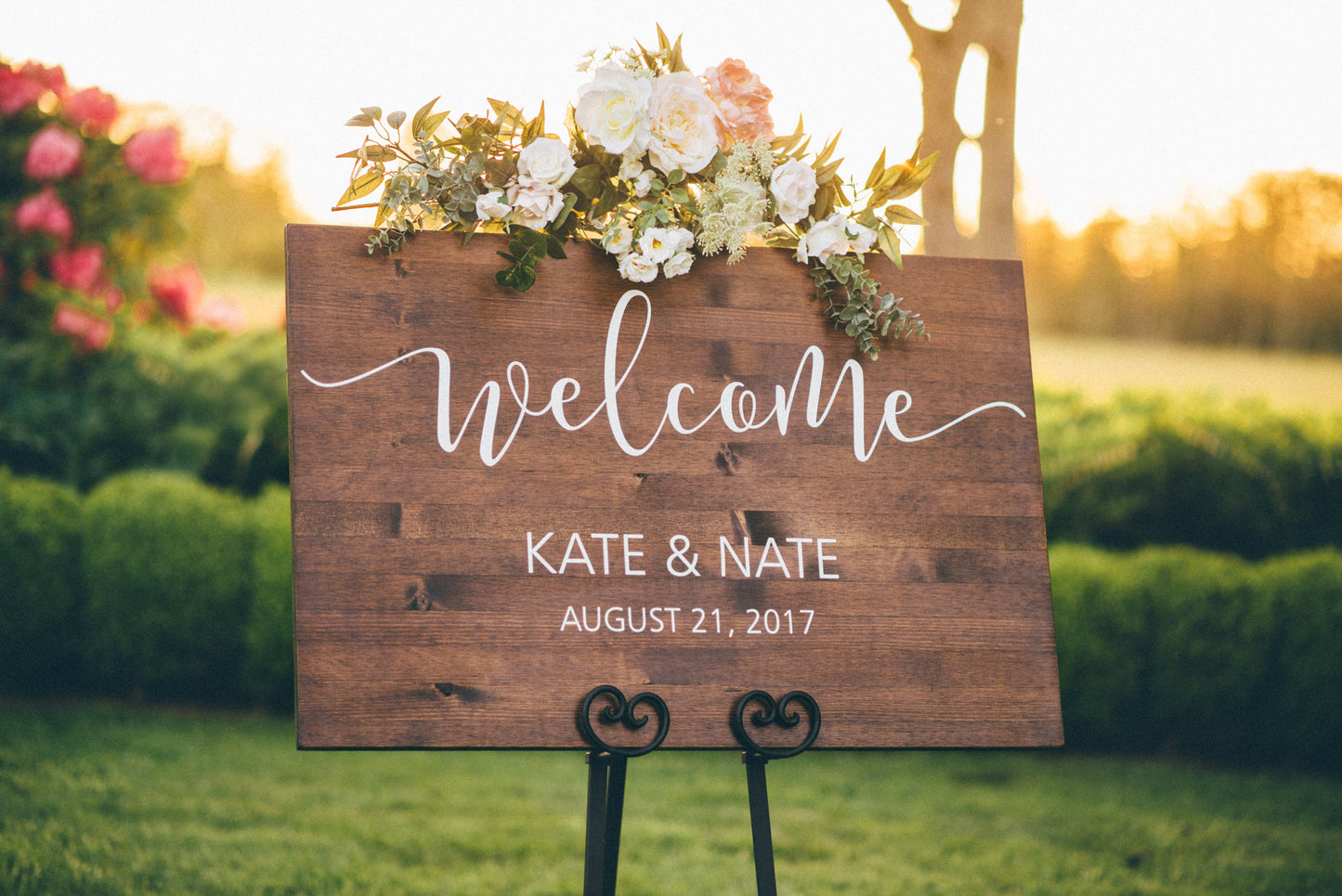 Wedding Welcome Sign