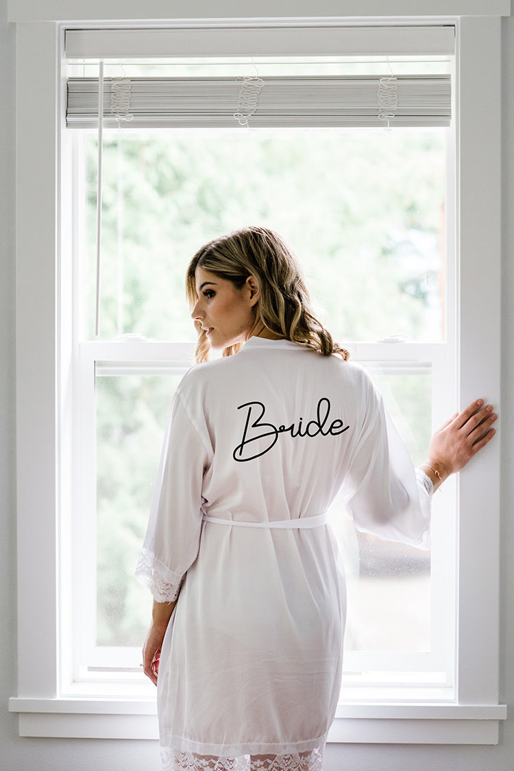 Personalized Satin Robes - Bridesmaid Robes