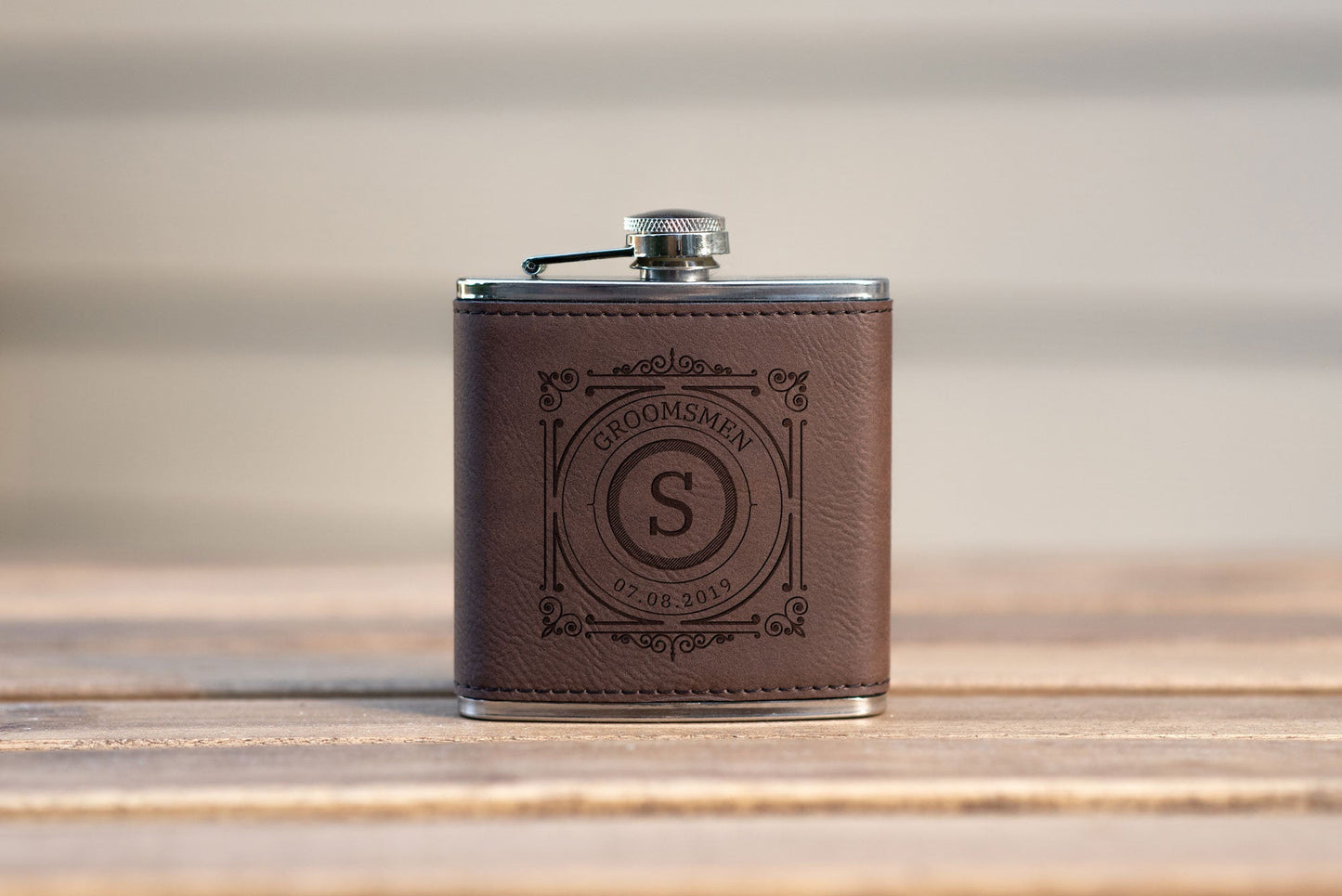 Groomsmen Custom Flask