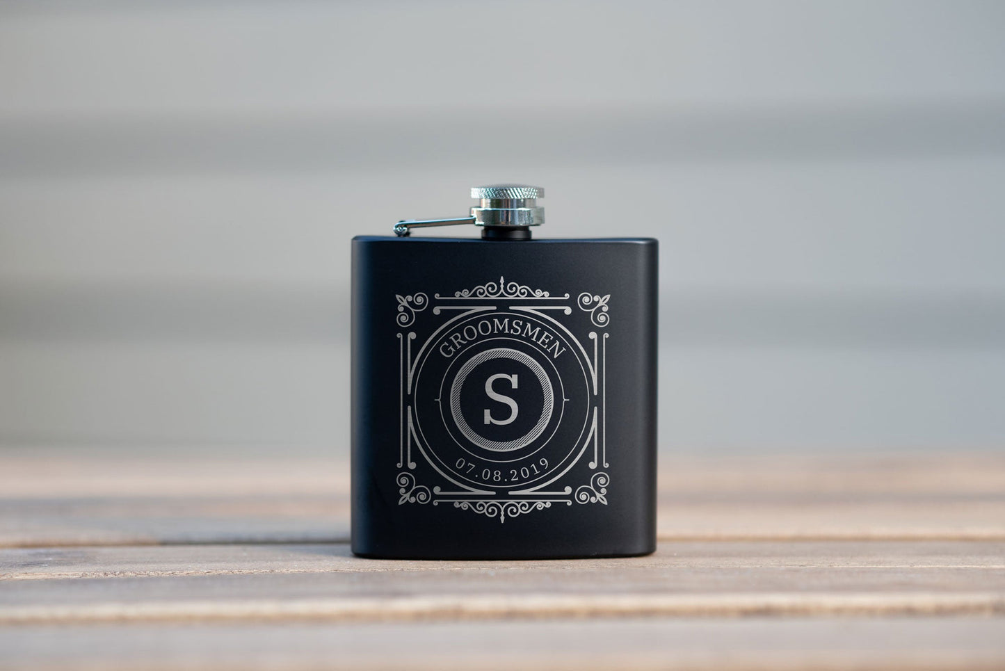 Groomsmen Custom Flask