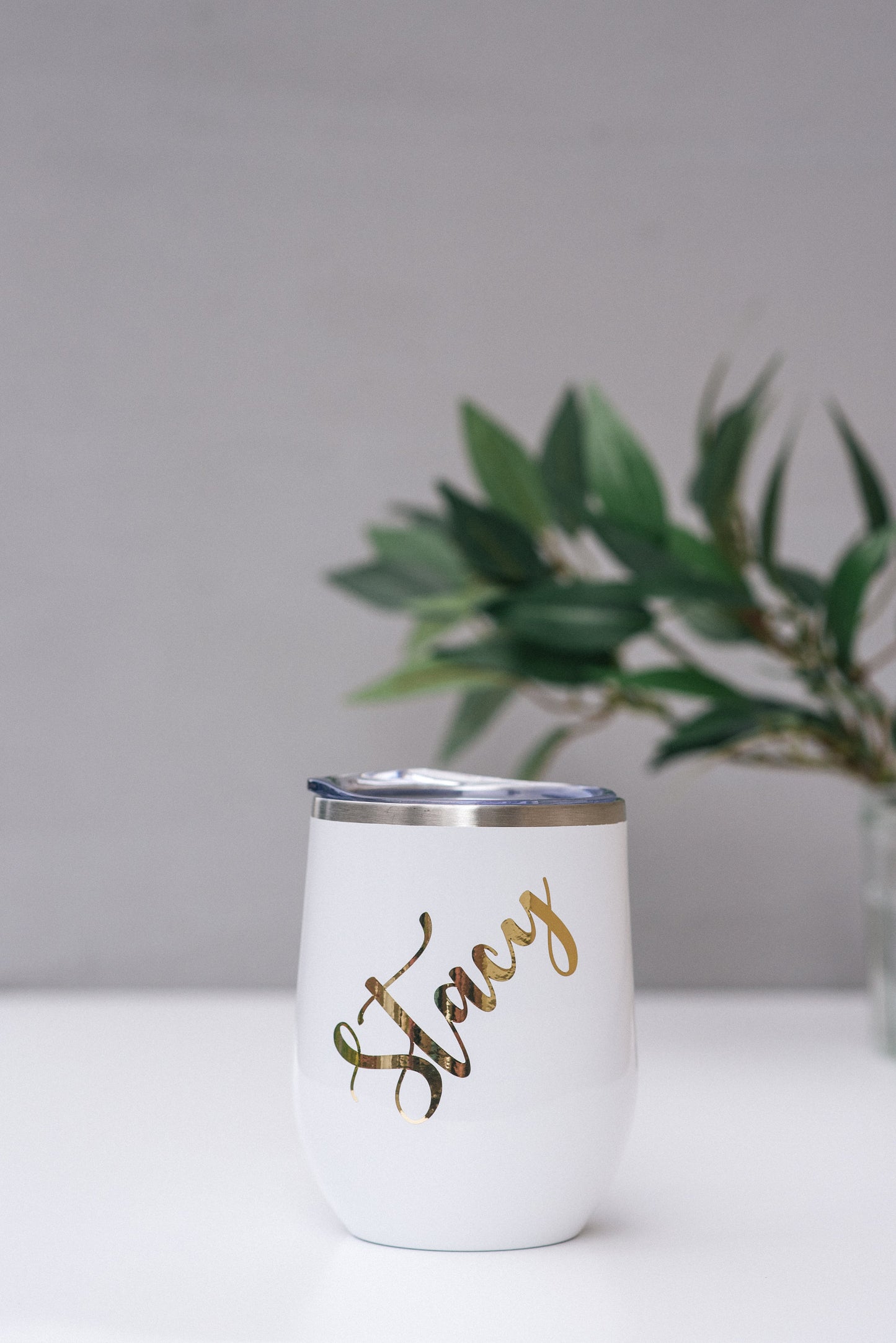 Custom Bridesmaid Wine Tumbler