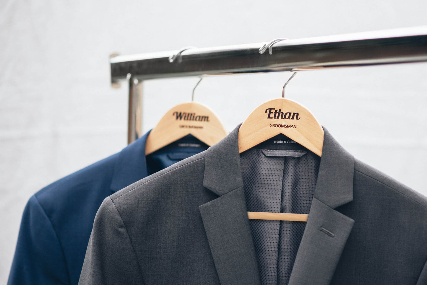Personalized Groomsmen Wooden Hangers - HG108