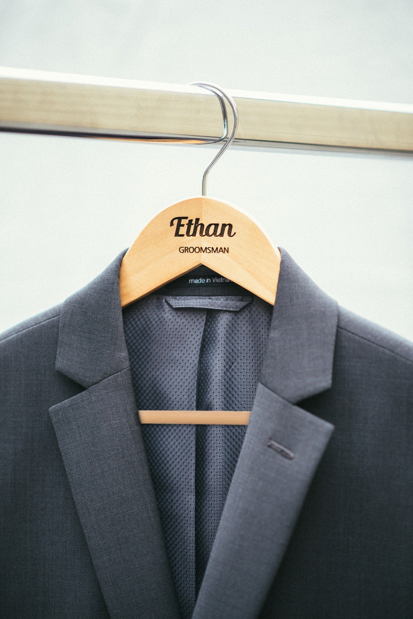 Personalized Groomsmen Wooden Hangers - HG108