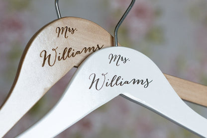 Personalized Wooden Bride Hanger #HG101