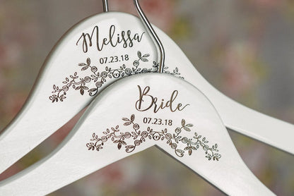 Personalized Engraved Wooden Hangers #HG106
