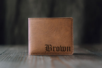 Personalized Wallet - Groomsmen Gift