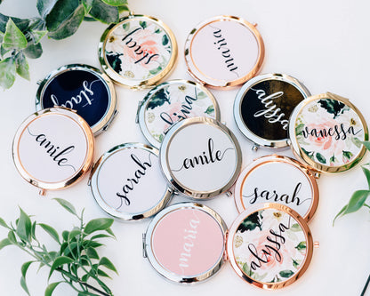 Bridesmaid Compact Mirror - Pocket Mirror #PM01