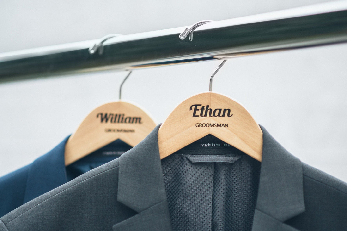 Personalized Groomsmen Wooden Hangers - HG108