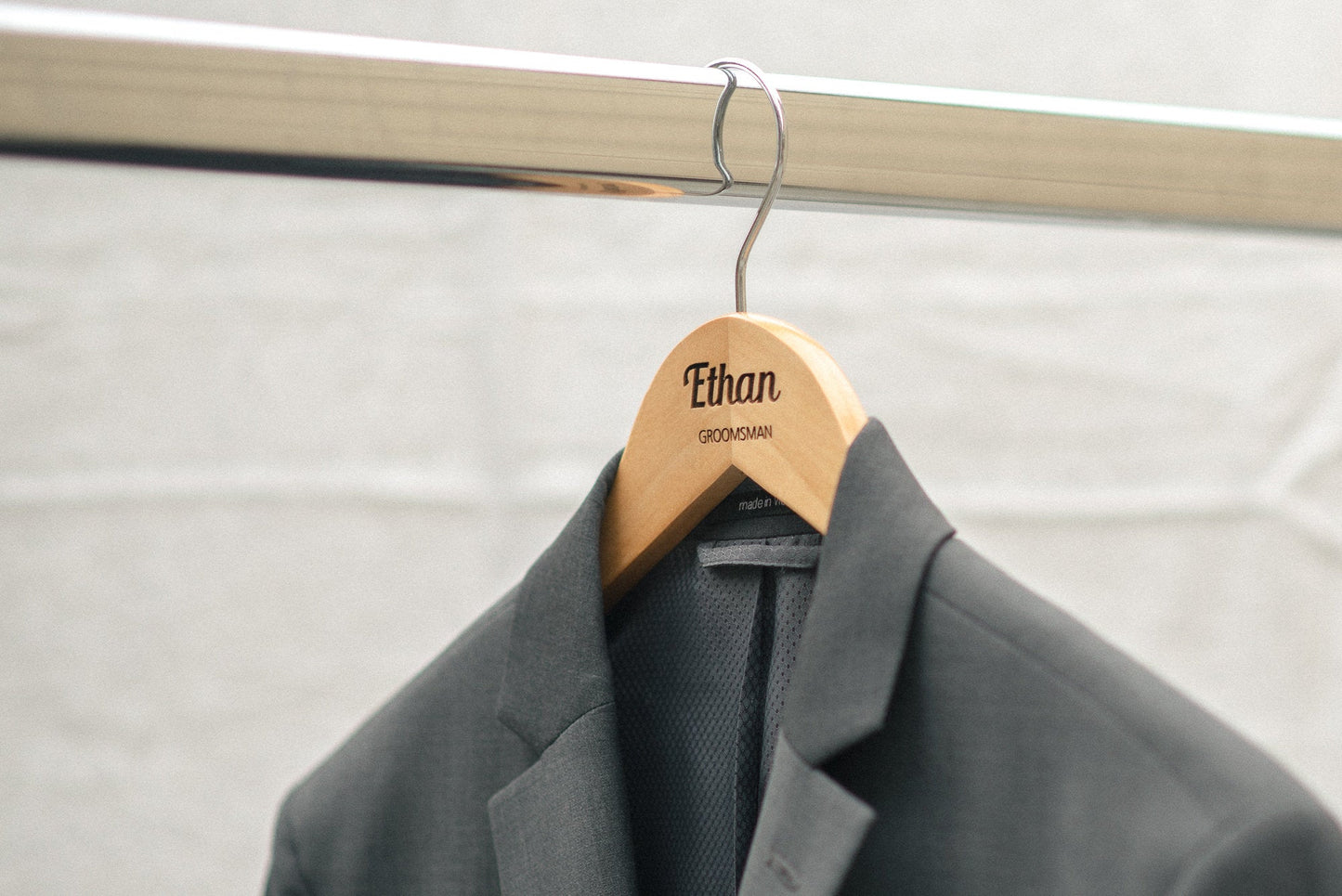 Personalized Groomsmen Wooden Hangers - HG108